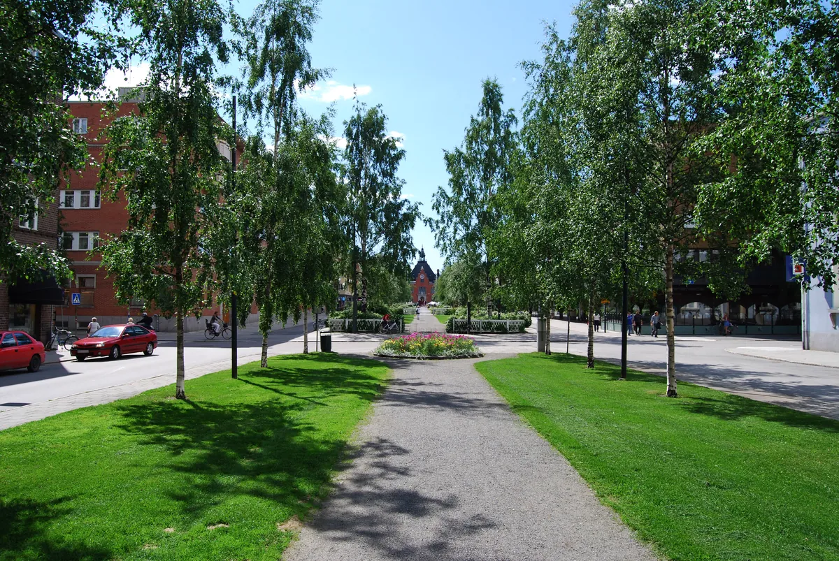 Rådhusesplanaden i Umeå